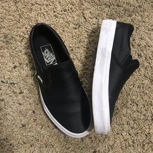 Perforated Leather Vans